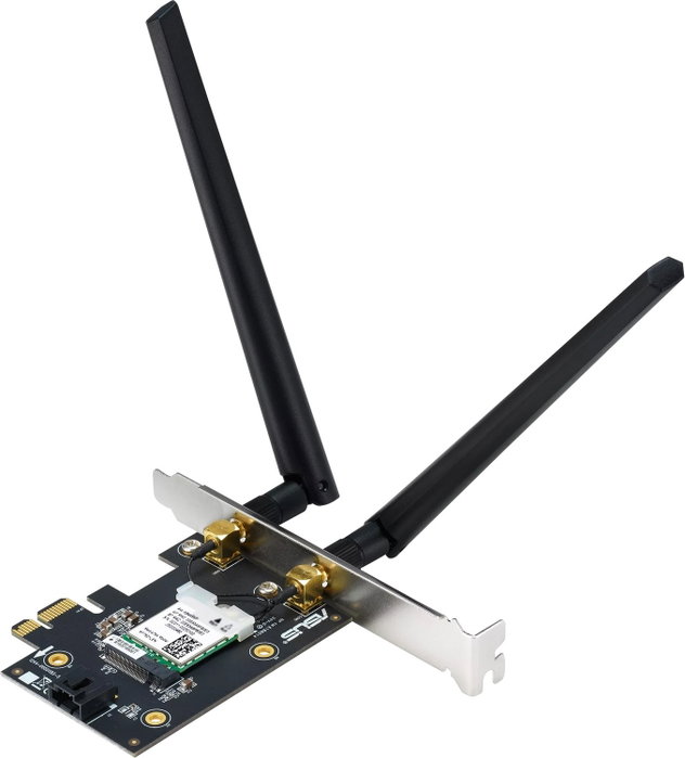 Asus PCE-AXE5400 Tarjeta de red WiFi 6E y Bluetooth 5.2 con antenas externas