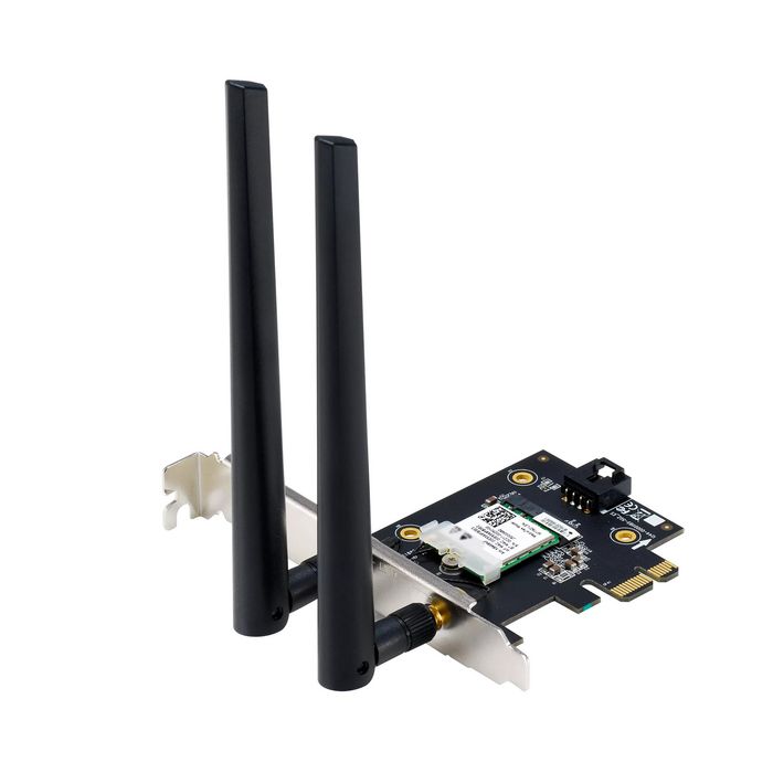 Asus PCE-AXE5400 Tarjeta de red WiFi 6E y Bluetooth 5.2 con antenas externas