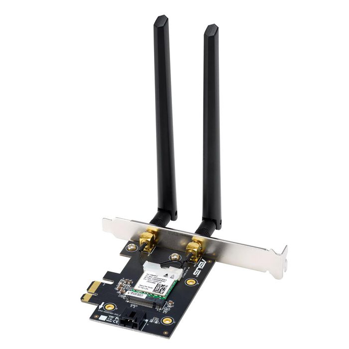 Asus PCE-AXE5400 Tarjeta de red WiFi 6E y Bluetooth 5.2 con antenas externas