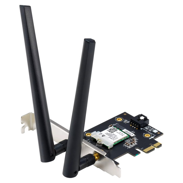 Asus PCE-AXE5400 Tarjeta de red WiFi 6E y Bluetooth 5.2 con antenas externas