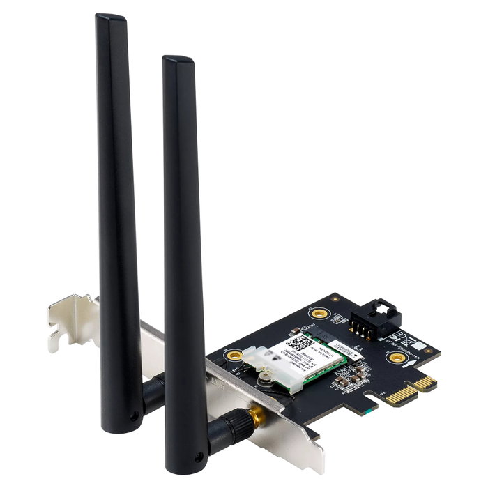 Asus PCE-AXE5400 Tarjeta de red WiFi 6E y Bluetooth 5.2 con antenas externas