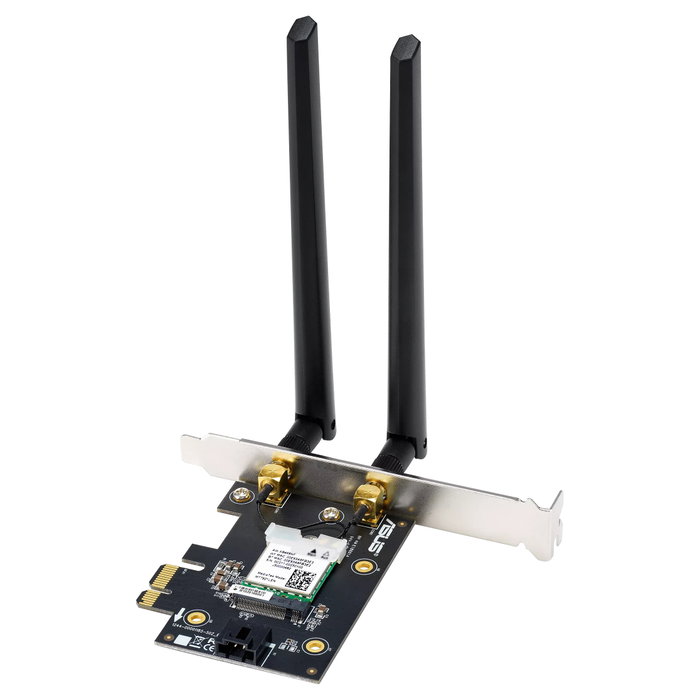 Asus PCE-AXE5400 Tarjeta de red WiFi 6E y Bluetooth 5.2 con antenas externas