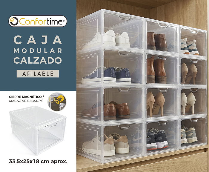 Confortime Caja Modular Calzado Cierre Magneti Confortime Caja Modular Calzado Cierre Magneti