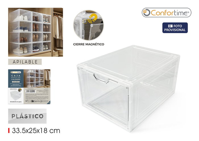 Confortime Caja Modular Calzado Cierre Magneti Confortime Caja Modular Calzado Cierre Magneti