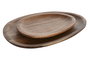 DKD Home Decor Plato Oval Acacia Natural 18 x 1.6 x 26 cm Set de 2