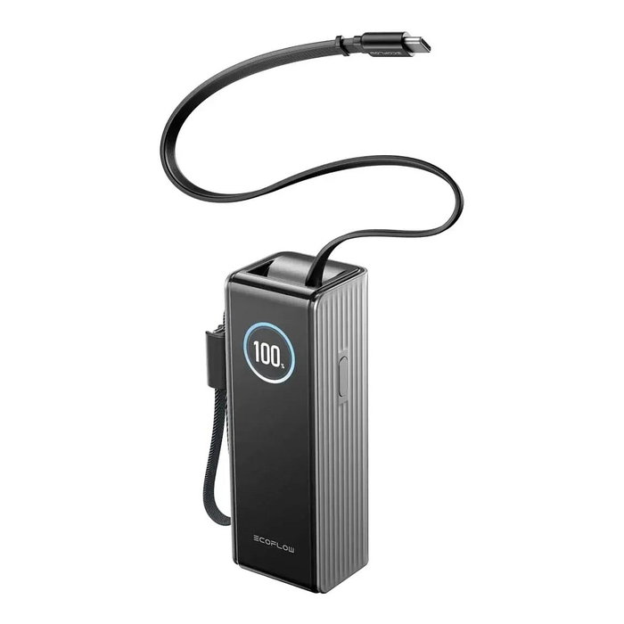 EcoFlow Powerbank RAPID EF-RAPID25K100W-S-EU 25000 mAh 170 W Negro Plata