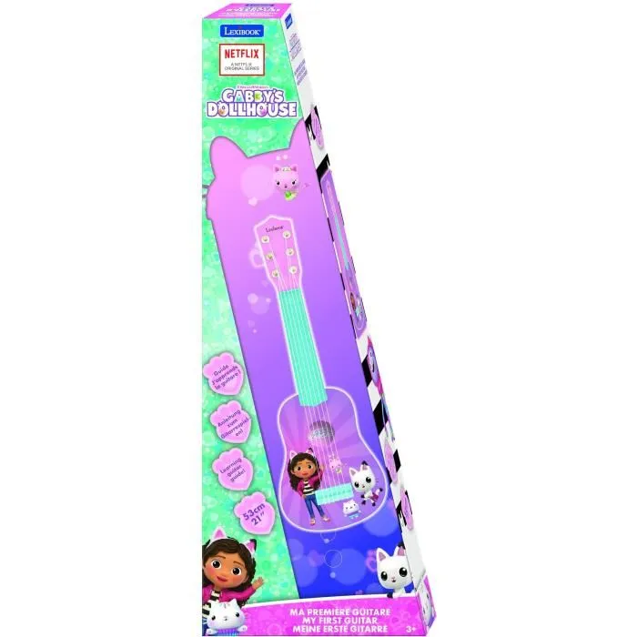 Lexibook LEX3380743105505 Mi Primera Guitarra Gabby y la Casa Mágica 53cm Guía de aprendizaje incluida Lexibook LEX3380743105505 Mi Primera Guitarra Gabby y la Casa Mágica 53cm Guía de aprendizaje incluida