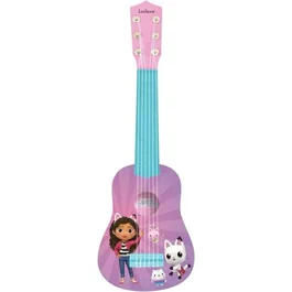 Lexibook LEX3380743105505 Mi Primera Guitarra Gabby y la Casa Mágica 53cm Guía de aprendizaje incluida