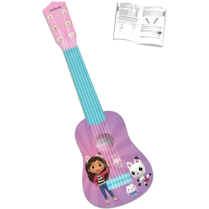 Lexibook LEX3380743105505 Mi Primera Guitarra Gabby y la Casa Mágica 53cm Guía de aprendizaje incluida Lexibook LEX3380743105505 Mi Primera Guitarra Gabby y la Casa Mágica 53cm Guía de aprendizaje incluida