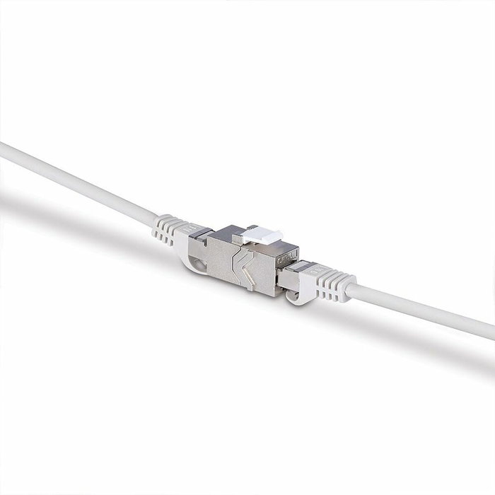 Lindy 60188 Módulo de conector de red RJ-45 Cat6a Plano Metálico