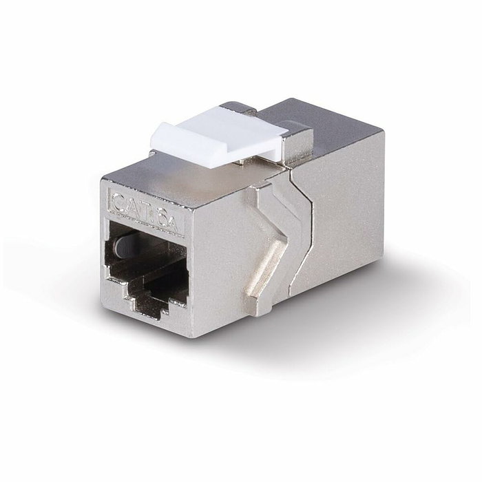 Lindy 60188 Módulo de conector de red RJ-45 Cat6a Plano Metálico