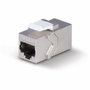 Lindy 60188 Módulo de conector de red RJ-45 Cat6a Plano Metálico