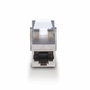 Lindy 60188 Módulo de conector de red RJ-45 Cat6a Plano Metálico