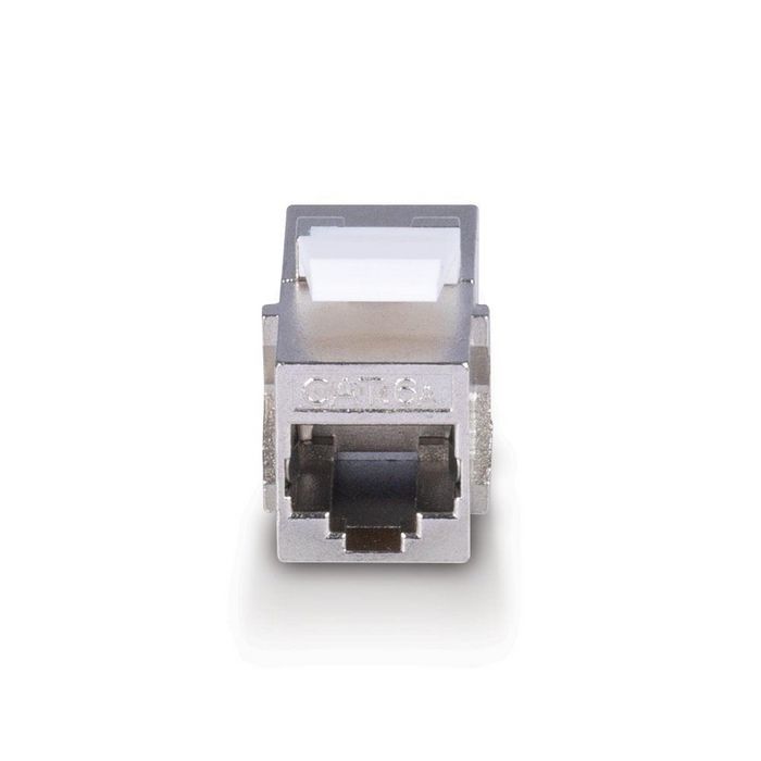 Lindy 60188 Módulo de conector de red RJ-45 Cat6a Plano Metálico