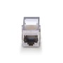 Lindy 60188 Módulo de conector de red RJ-45 Cat6a Plano Metálico