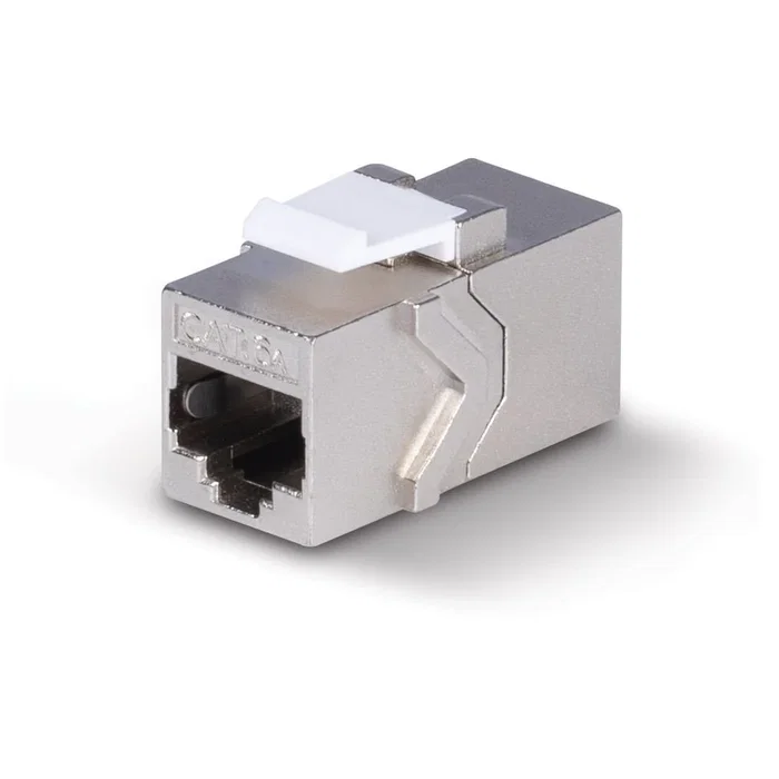 Lindy 60188 Módulo Conector RJ-45 Hembra/Hembra Cat6a 500MHz Plano Metálico - 1 Unidad