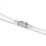 Lindy 60188 Módulo Conector RJ-45 Hembra/Hembra Cat6a 500MHz Plano Metálico - 1 Unidad