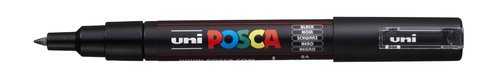 Posca Marcador PC-1M Punta Fina 0,7 mm Negro Posca Marcador PC-1M Punta Fina 0,7 mm Negro