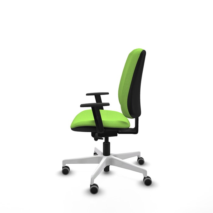 PIQUERAS Y CRESPO Silla de oficina Alares Pistacho con Mecanismo Sincro/Traslack y Base Blanca PIQUERAS Y CRESPO Silla de oficina Alares Pistacho con Mecanismo Sincro/Traslack y Base Blanca