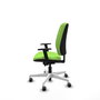 PIQUERAS Y CRESPO Silla de oficina Alares Pistacho con Mecanismo Sincro/Traslack y Base Blanca