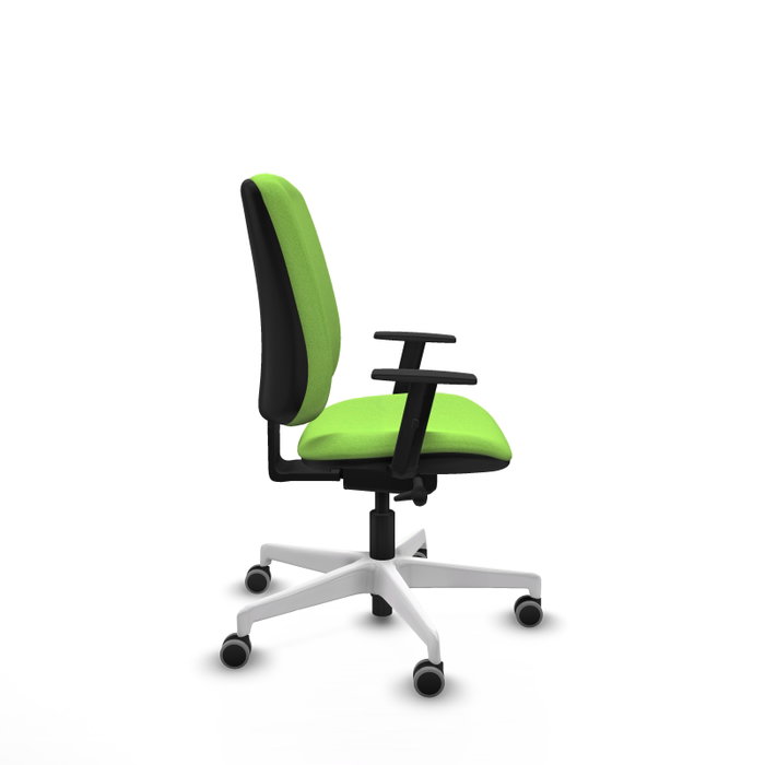 PIQUERAS Y CRESPO Silla de oficina Alares Pistacho con Mecanismo Sincro/Traslack y Base Blanca PIQUERAS Y CRESPO Silla de oficina Alares Pistacho con Mecanismo Sincro/Traslack y Base Blanca