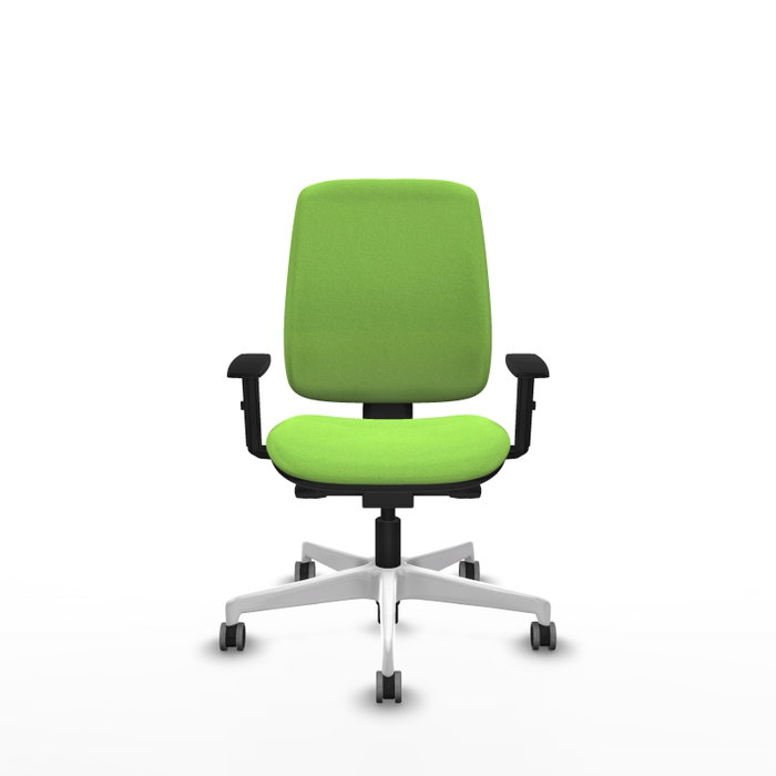 PIQUERAS Y CRESPO Silla de oficina Alares Pistacho con Mecanismo Sincro/Traslack y Base Blanca PIQUERAS Y CRESPO Silla de oficina Alares Pistacho con Mecanismo Sincro/Traslack y Base Blanca