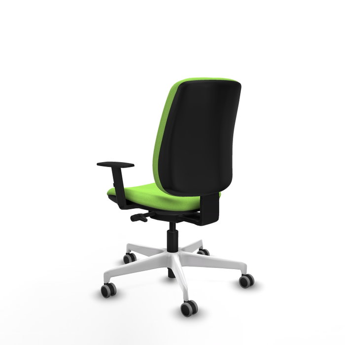 PIQUERAS Y CRESPO Silla de oficina Alares Pistacho con Mecanismo Sincro/Traslack y Base Blanca PIQUERAS Y CRESPO Silla de oficina Alares Pistacho con Mecanismo Sincro/Traslack y Base Blanca