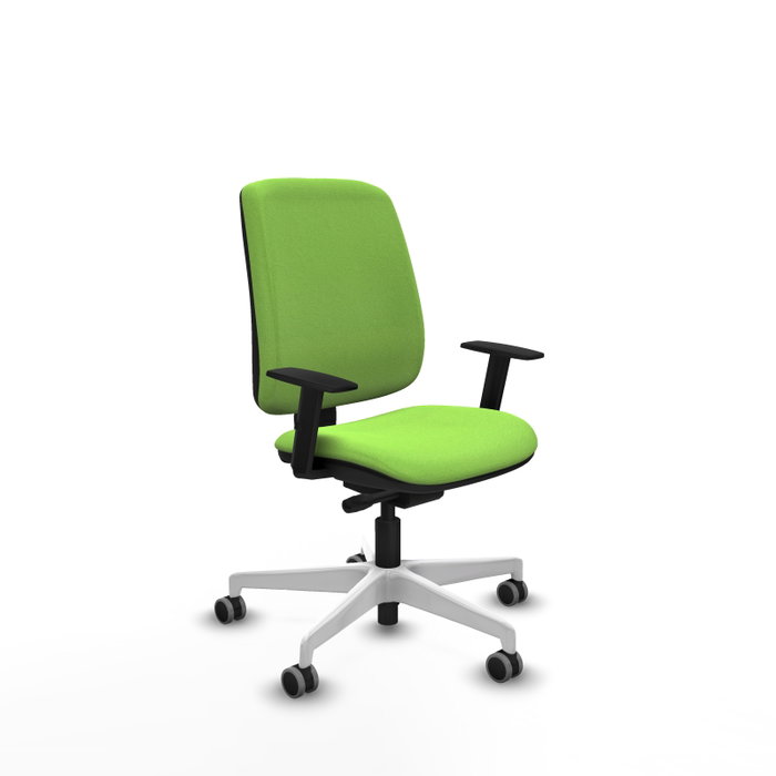 PIQUERAS Y CRESPO Silla de oficina Alares Pistacho con Mecanismo Sincro/Traslack y Base Blanca PIQUERAS Y CRESPO Silla de oficina Alares Pistacho con Mecanismo Sincro/Traslack y Base Blanca