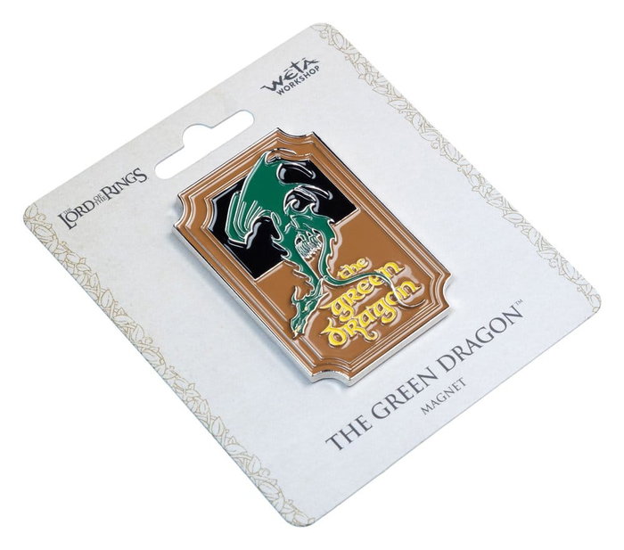 El Señor de los Anillos Imán The Green Dragon (Enamel) 7 cm
