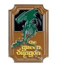 El Señor de los Anillos Imán The Green Dragon (Enamel) 7 cm