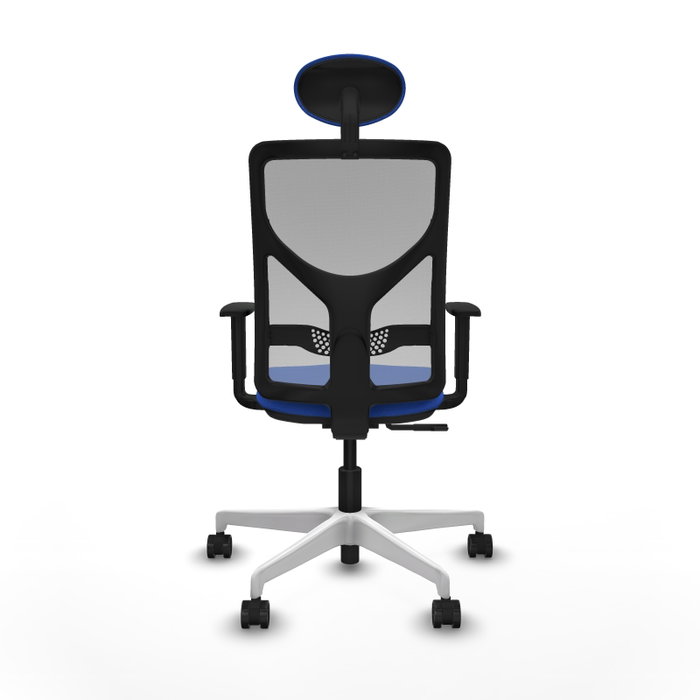 PIQUERAS Y CRESPO Silla de oficina Motilla con mecanismo Sincro, Azul y Gris PIQUERAS Y CRESPO Silla de oficina Motilla con mecanismo Sincro, Azul y Gris