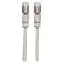 Intellinet Câble de Réseau RJ45 S/FTP Catégorie 6 (Cat6) 0.5 m Gris LSZH Blinda, Câble de Brasage