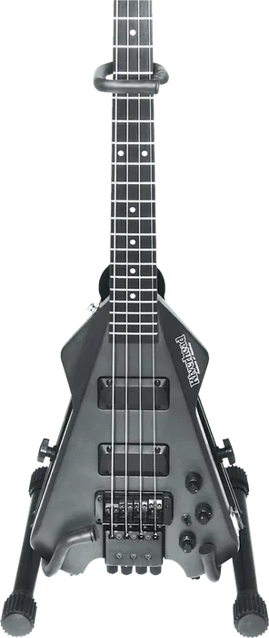 QUIKLOK Soporte Guitarra/Bajo LINE Altura Ajustable Acero Negro Soporte de Suelo 510-860mm Plegable