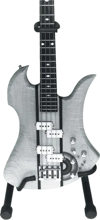 QUIKLOK Soporte Guitarra/Bajo LINE Altura Ajustable Acero Negro Soporte de Suelo 510-860mm Plegable