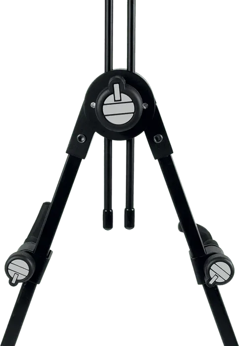 QUIKLOK Soporte Guitarra/Bajo LINE Altura Ajustable Acero Negro Soporte de Suelo 510-860mm Plegable