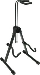 QUIKLOK Soporte Guitarra/Bajo LINE Altura Ajustable Acero Negro Soporte de Suelo 510-860mm Plegable