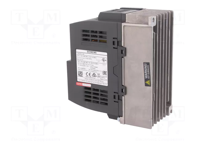 SIEMENS SINAMICS V20 Inversor Monofásico 0,75kW 200...240V AC