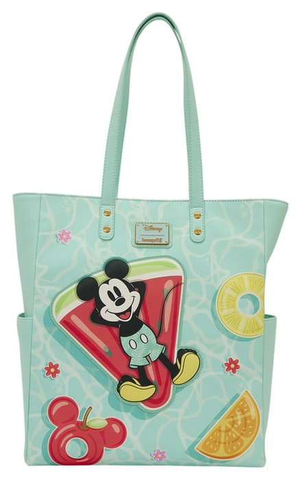 Loungefly Mickey & Minnie Beach Fun Tote Bag