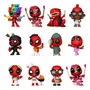 Nacon Mm: Deadpool 30th- 12 pc pdq accs Figuras Coleccionables