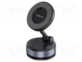 LogiLink Soporte para Smartphone Magnético con Vacío y Rotación de 360°