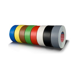 Tesa Cinta de tela 25 mm x 50 m negro
