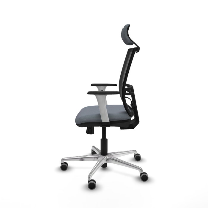 PIQUERAS Y CRESPO Silla de oficina Yunquera Gris con mecanismo Sincro/Traslack PIQUERAS Y CRESPO Silla de oficina Yunquera Gris con mecanismo Sincro/Traslack