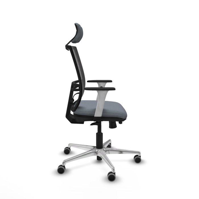 PIQUERAS Y CRESPO Silla de oficina Yunquera Gris con mecanismo Sincro/Traslack PIQUERAS Y CRESPO Silla de oficina Yunquera Gris con mecanismo Sincro/Traslack