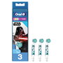 Oral-B 80352667 Cepillos de Dientes Infantiles Star Wars 3 Unidades, Azul y Blanco, Para Niños +3 Años, Cabeza de Recambio