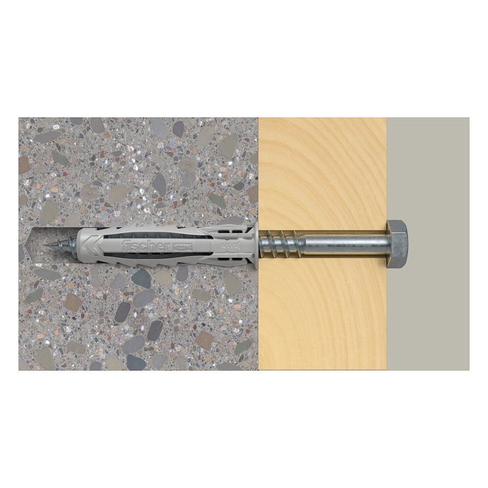 Fischer Taco SX Plus 10 x 50 mm, Gris, 50 unidades Fischer Taco SX Plus 10 x 50 mm, Gris, 50 unidades