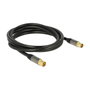 DeLOCK Cable Coaxial RG-6/U IEC a IEC 2m