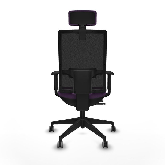 PIQUERAS Y CRESPO Silla de oficina Horna con mecanismo Sincro/Traslack, Morado y Negro PIQUERAS Y CRESPO Silla de oficina Horna con mecanismo Sincro/Traslack, Morado y Negro