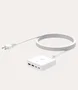 Tucano Cargador GaN 65W de Sobremesa con 4 Puertos (2 USB-C), Power Delivery 3.0, Quick Charge 3.0, 1.5m, Blanco, MADEGA65EUW