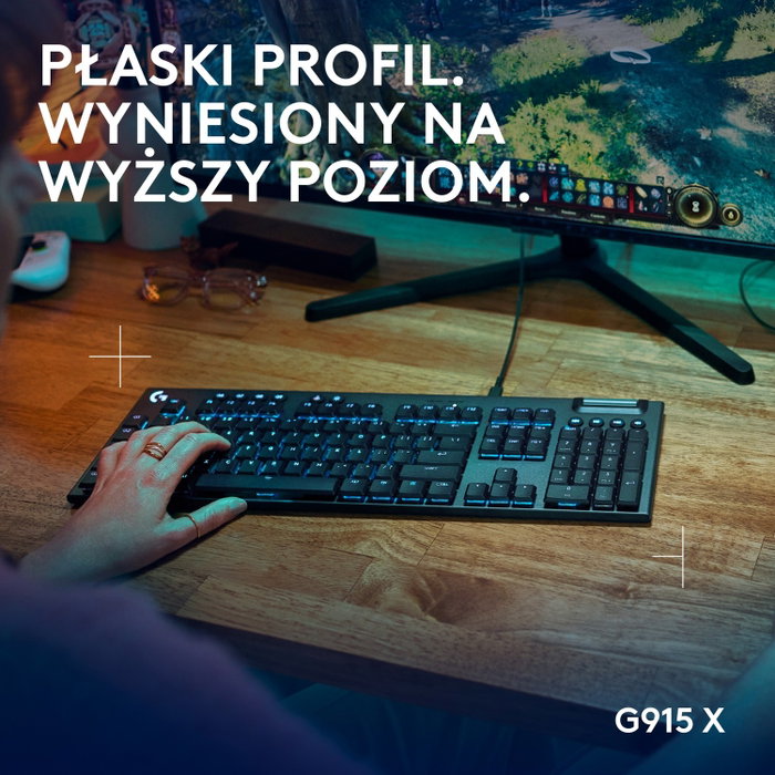 Logitech G915 X Teclado Mecánico Gaming Negro