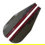 Occ Sport OCCDEC020 Protector de lluvia para espejo retrovisor lateral ahumado, pack de 2 piezas de PVC con adhesivo, instalación sin herramientas, 170 x 50 x 10 mm